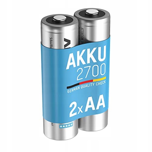 Akumulatorki Ansmann NiMH Aa HR6 2700 mAh Zestaw 2 sztuki do pada Xbox