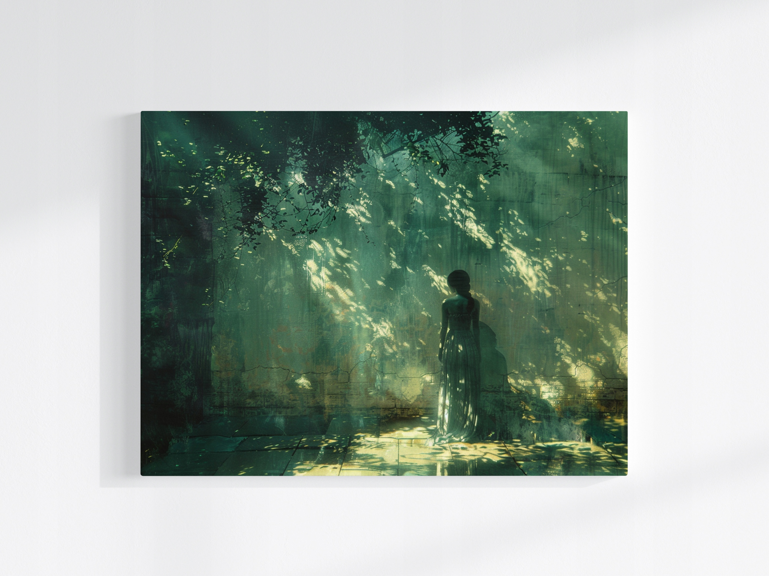 Obraz Na Plátně Canvas Žena Dívka Procházka Zahrada Zeleň 100x75