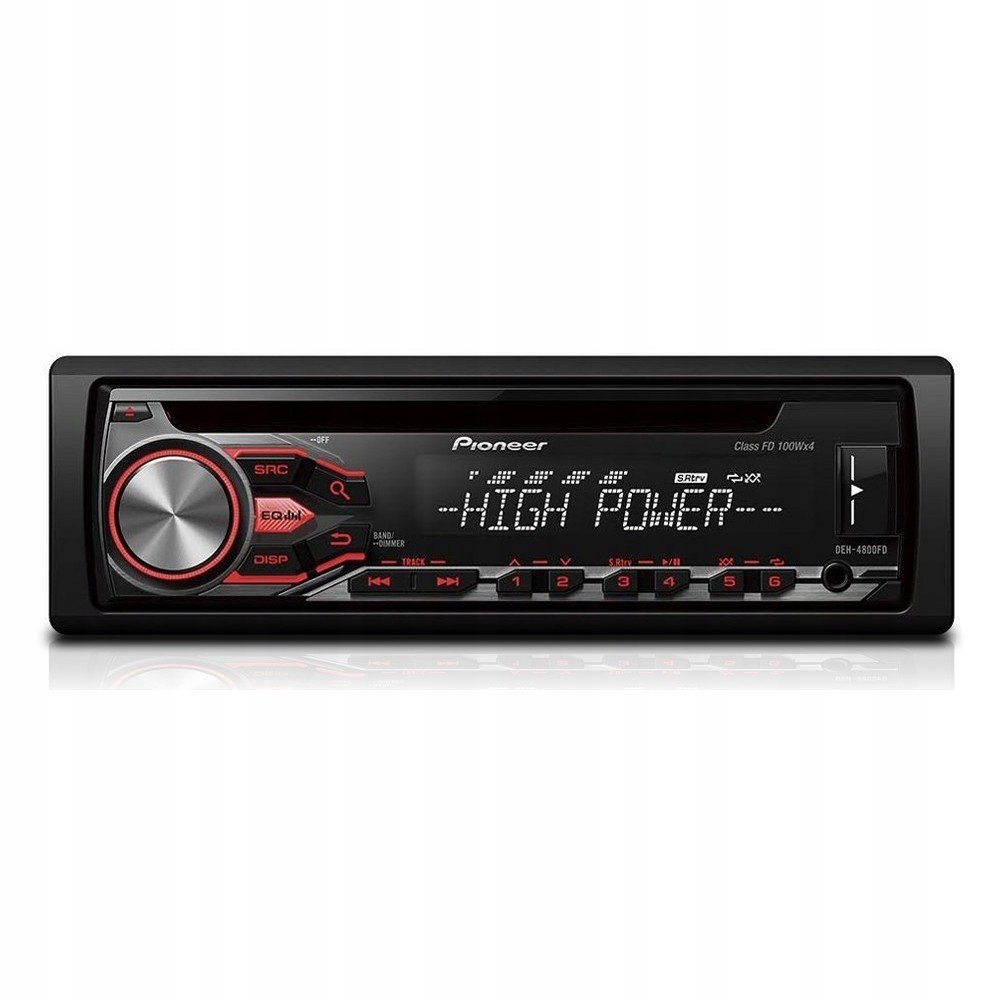 Pioneer DEH-4800FD samochodowe stereo o dużej