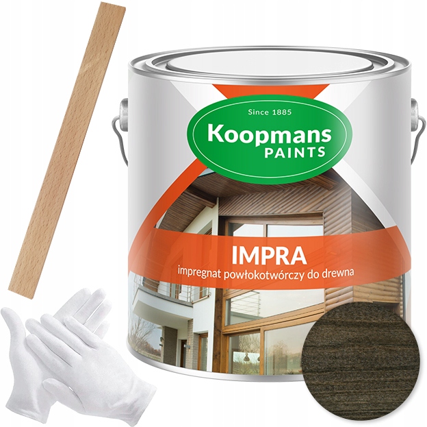 Impregnat do drewna Koopmans Impra 2,5l 239 czarny dąb