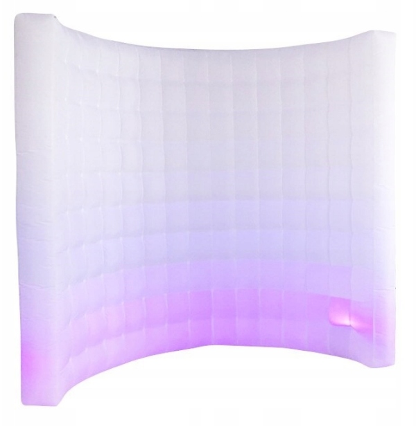 Kabina Kurtyna Dmuchana Ścianka BIAŁA - Fotobudka Ślub