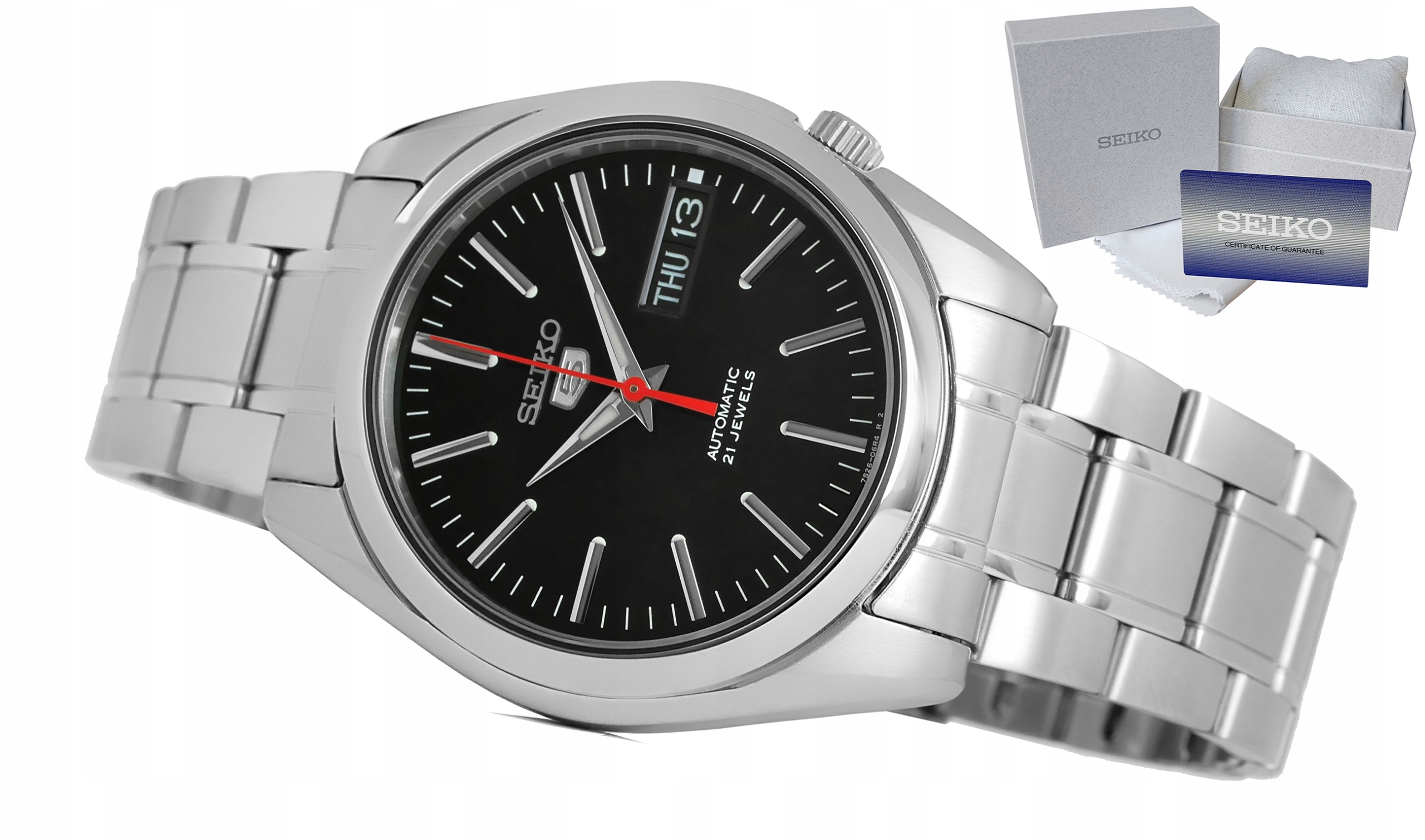 Zegarek Męski Seiko 5 Automat Datownik Pudełko