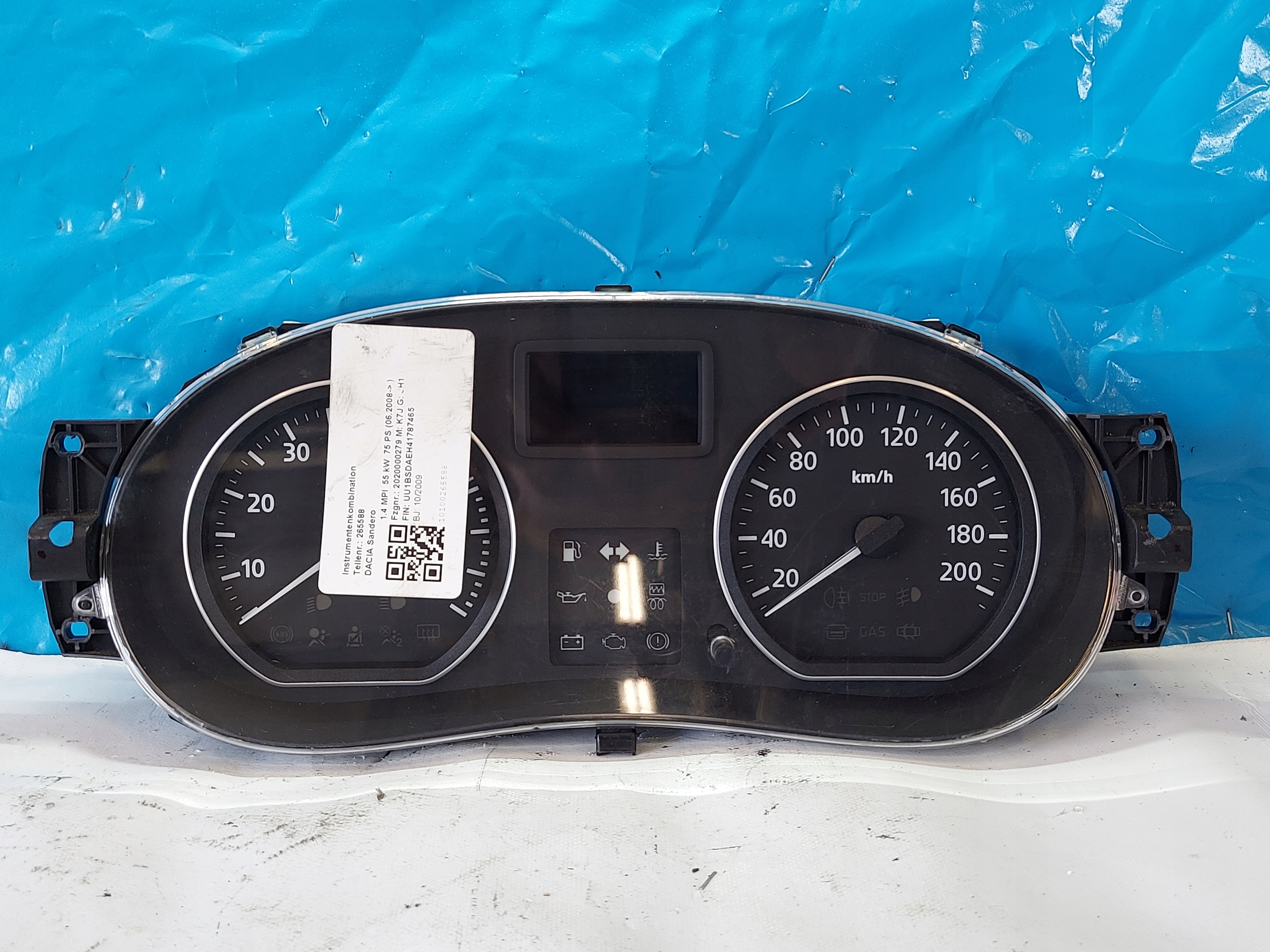 dials clock DACIA SANDERO 1.4 MPI 216720407