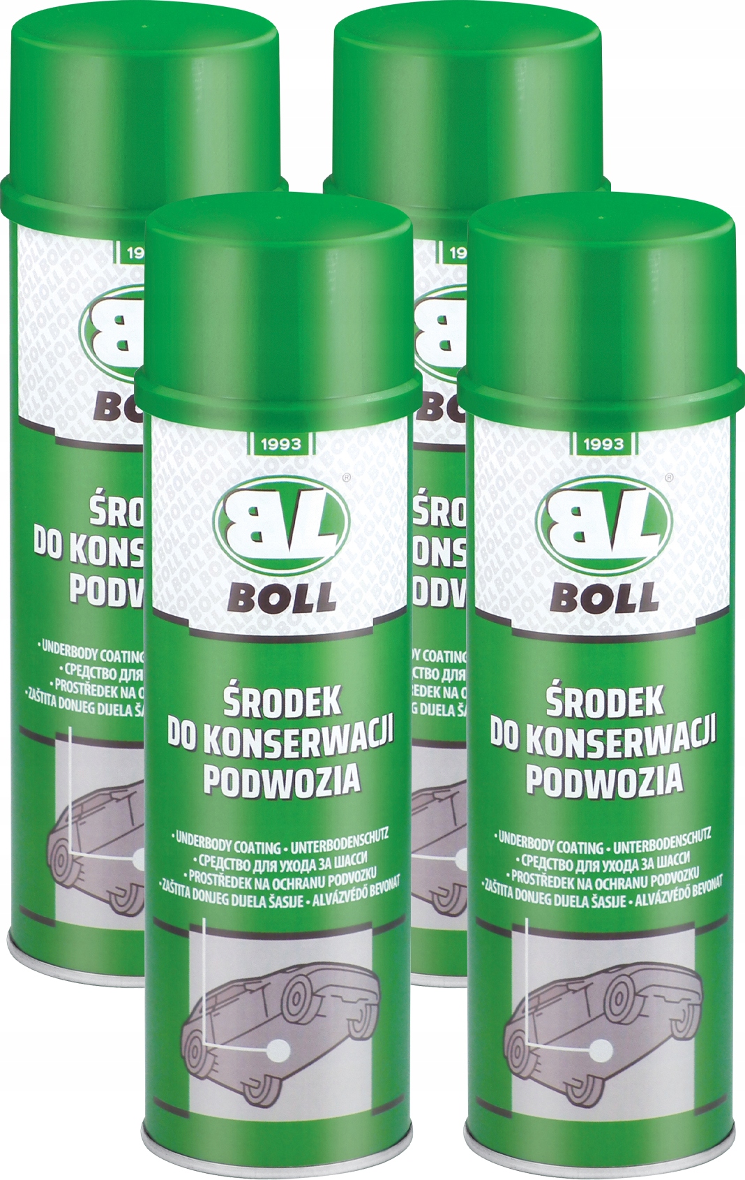

Boll Środek Konserwacji Podwozia Spray 500 ml 4szt