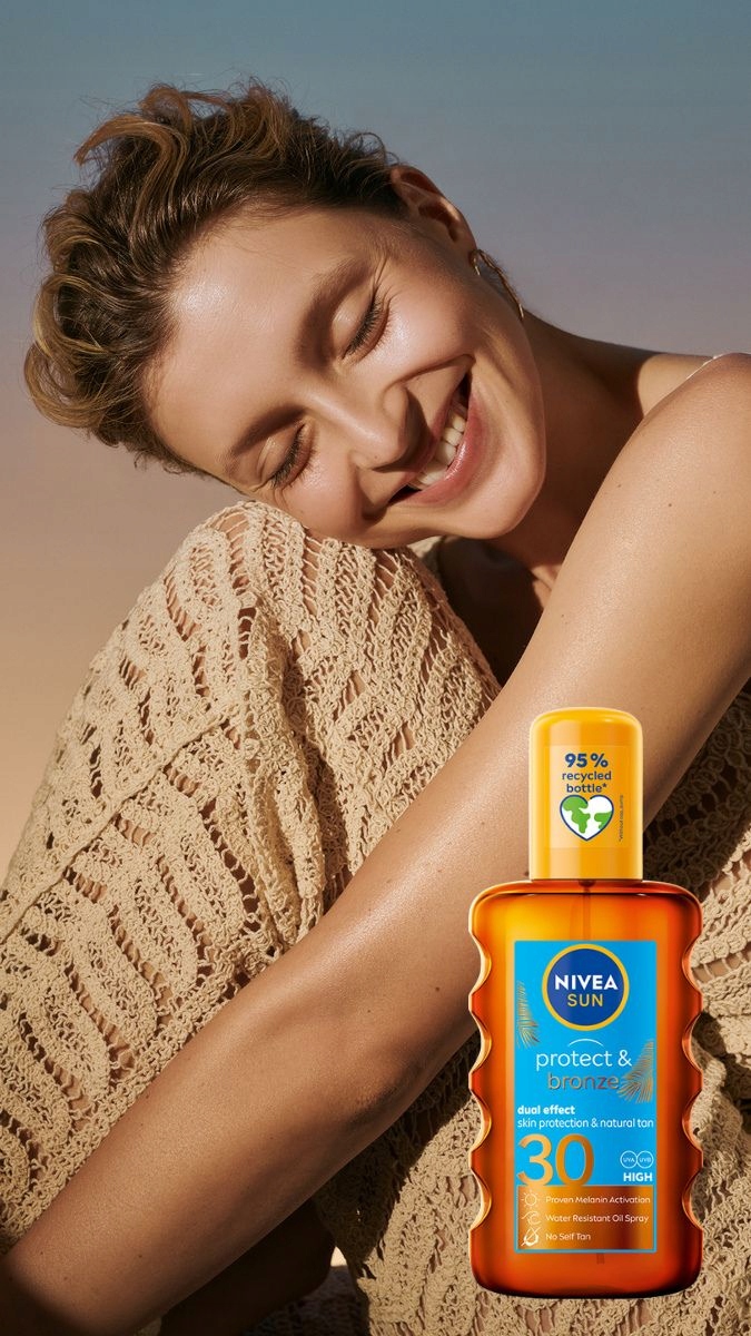 Olejek brązujący do opalania NIVEA SUN SPF 30 Rodzaj olejek
