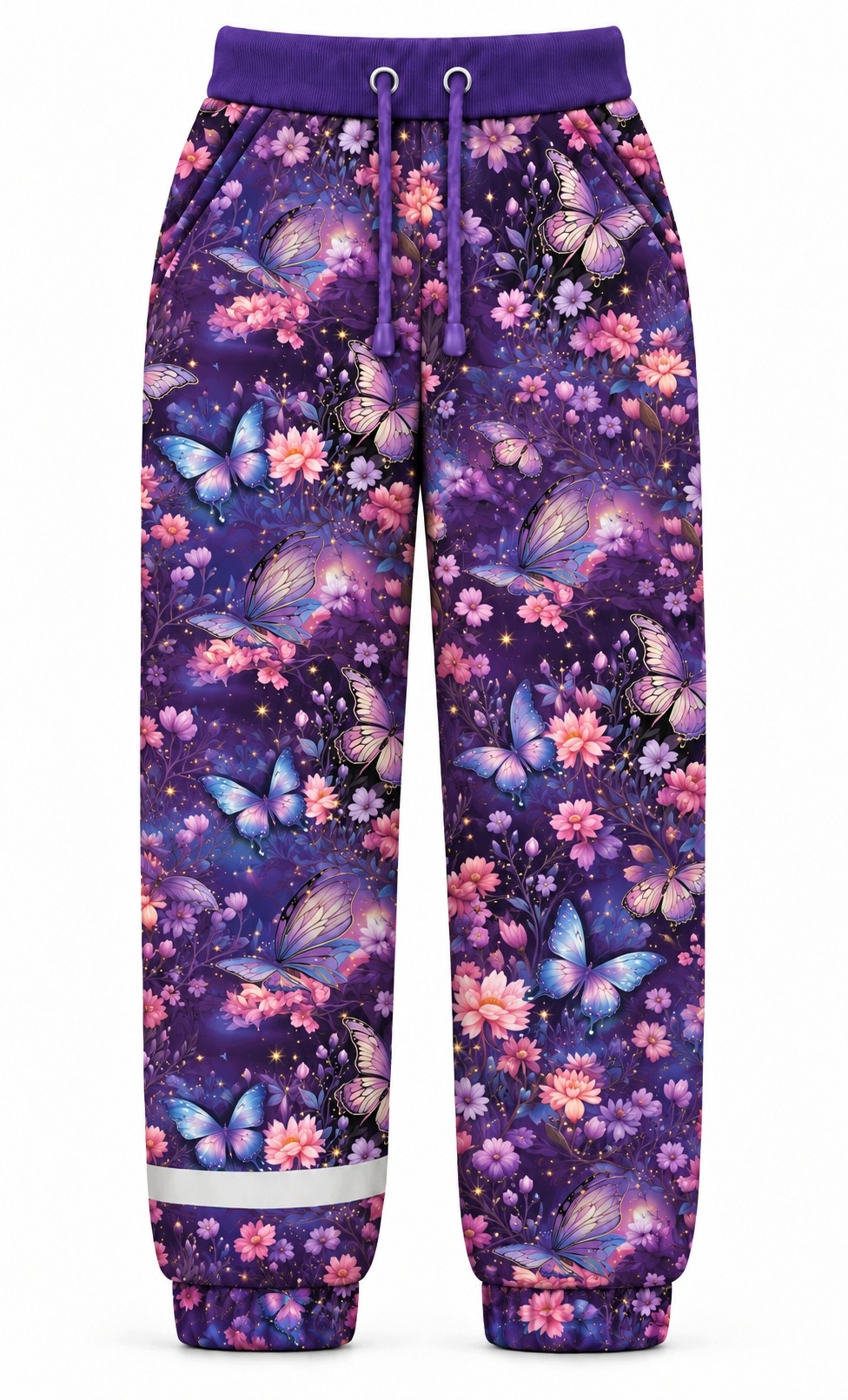 Spodnie Przeciwdeszczowe softshell całoroczne Kieszeń motyle 3D r. 122