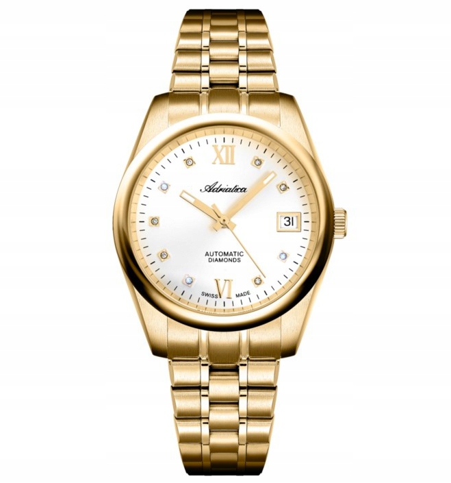 Nowy, Zegarek Adriatica A3198.1183DA Classic Automatic Diamonds
