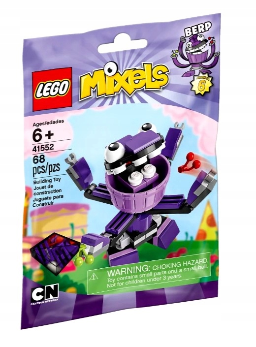 Lego Mixels Berp Série 6 Unikátní 2015 rok Nové 41552