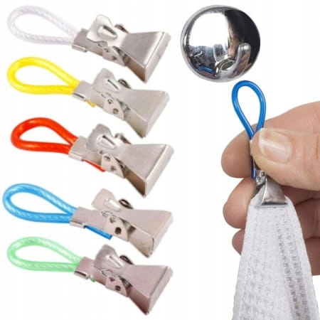 

Wieszaki, haczyki, klipsy do ręczników 5 szt.