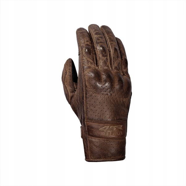 Kožené motocyklové rukavice 4SR Monster Evo Brown S