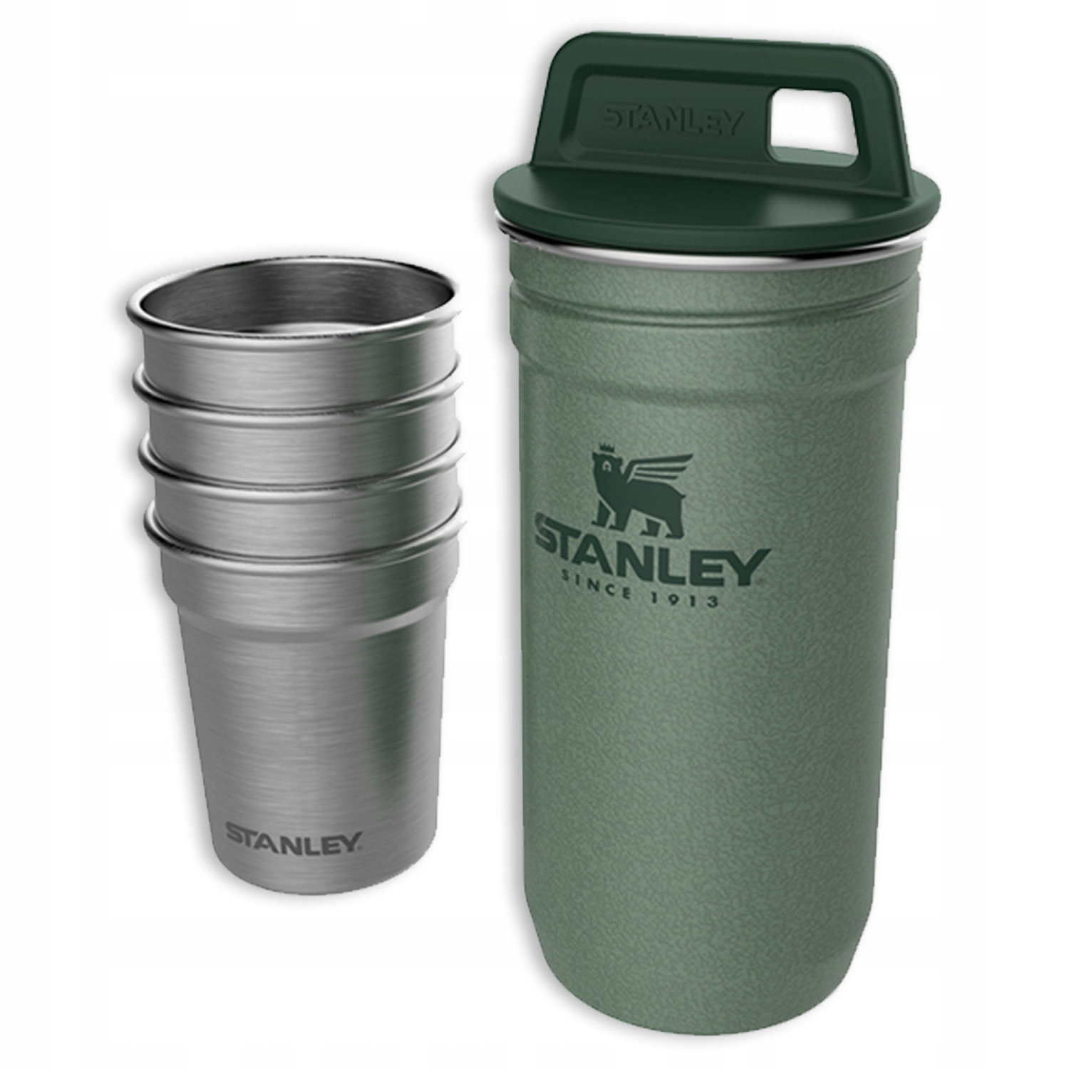 Skleničky turistické ocelové Stanley Adventure 4 x 60 ML