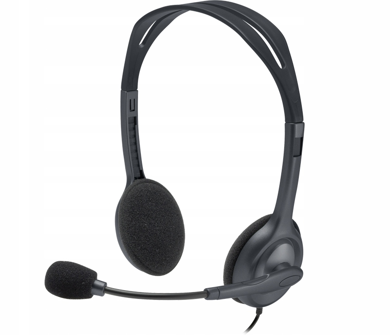 Zestaw Słuchawkowy Logitech H111 STEREO HEADSET Waga produktu z opakowaniem jednostkowym 0.5 kg