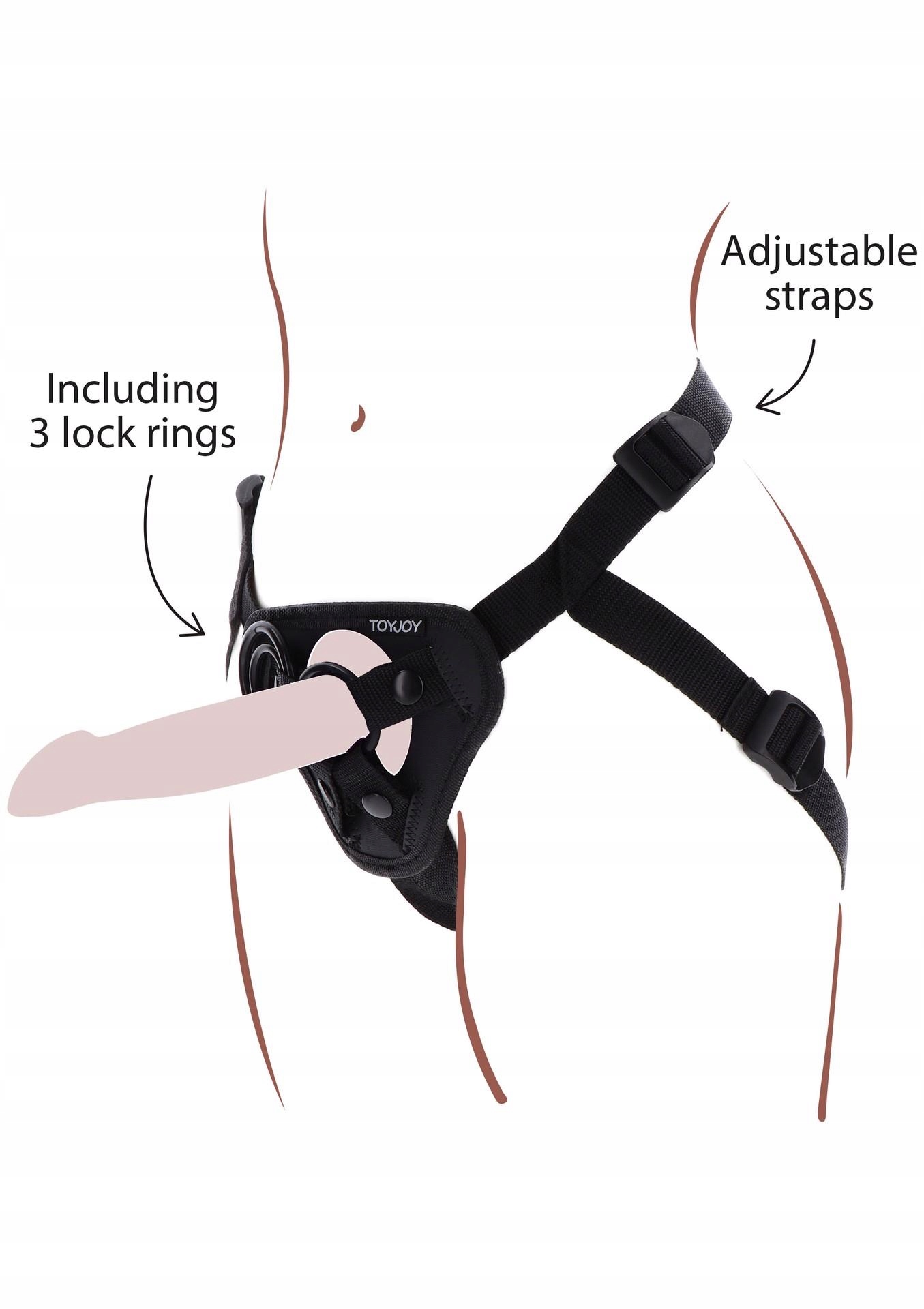 Strap-On Harness Black