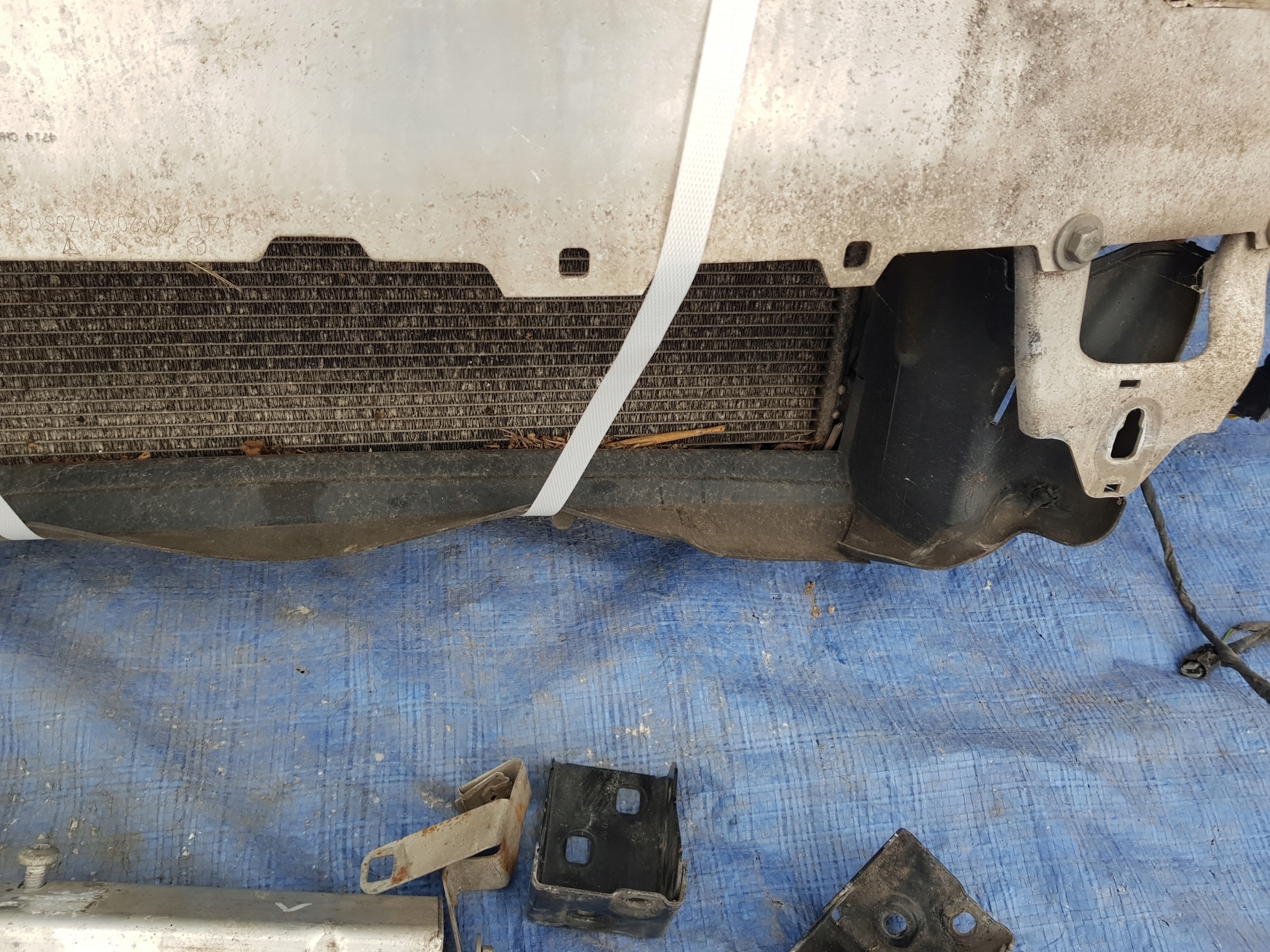 support panel for radiators radiator MERCEDES W205 MANUAL 1.6
