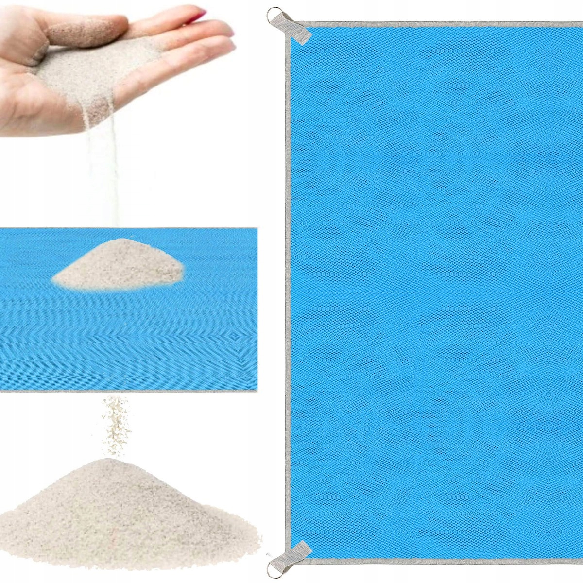 

Mata Plażowa Duży Koc Na Plażę Sand Free 200x150cm