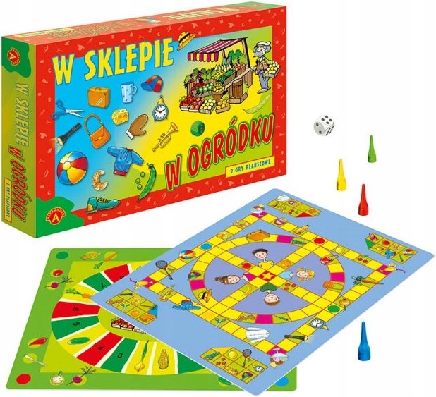 GRA PLANSZOWA RODZINNA 2W1 W SKLEPIE I W OGRÓDKU