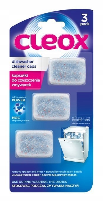 5X Marba Cleox, Kapsle na čištění myčky nádobí, 3 x 20 g