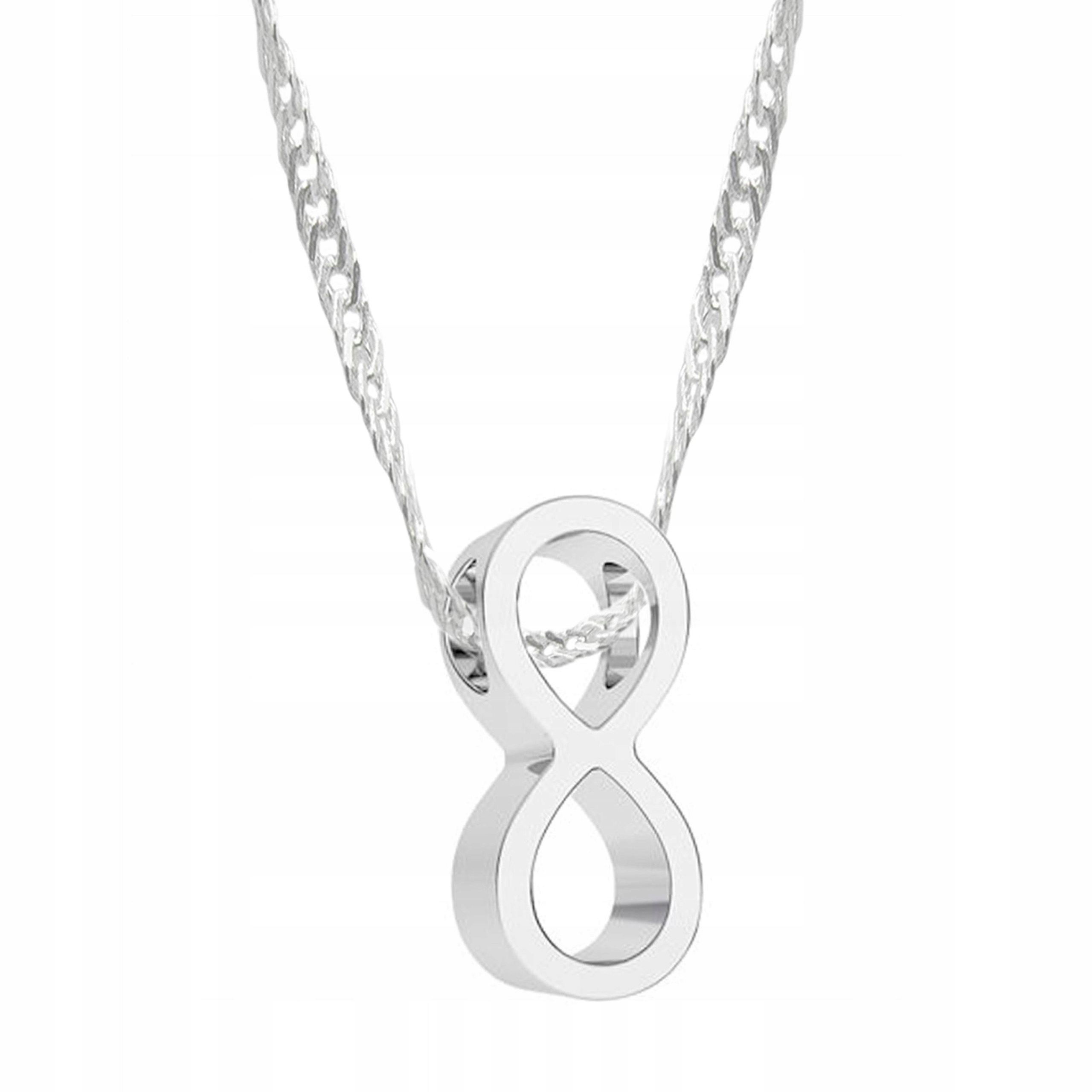 Stříbrný náhrdelník s nekonečnem Forever Infinity Znak Stříbro 925