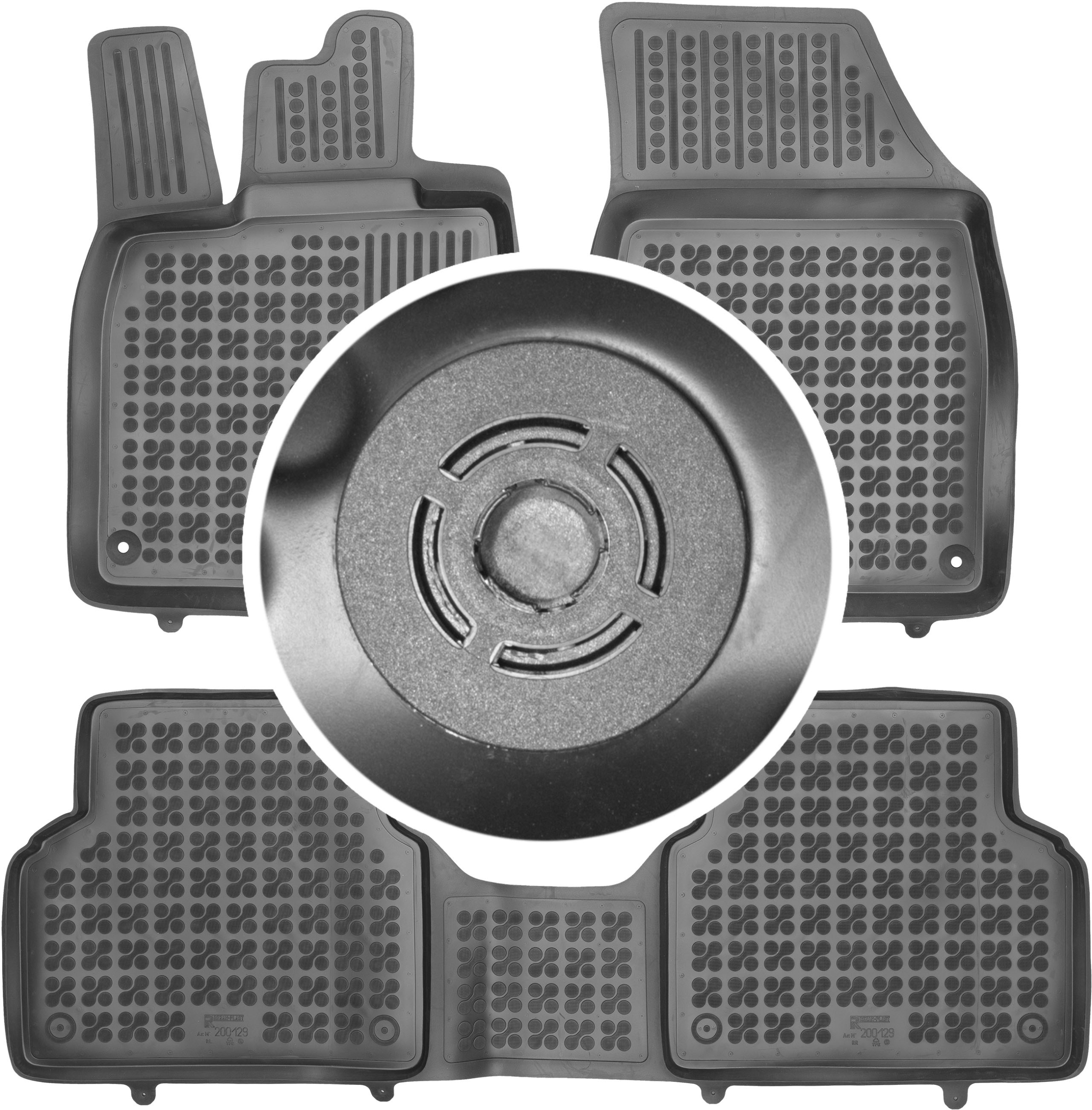 Vw ID.3 ID.3 1ST 2019 Gumové rohože do auta Upevnenie