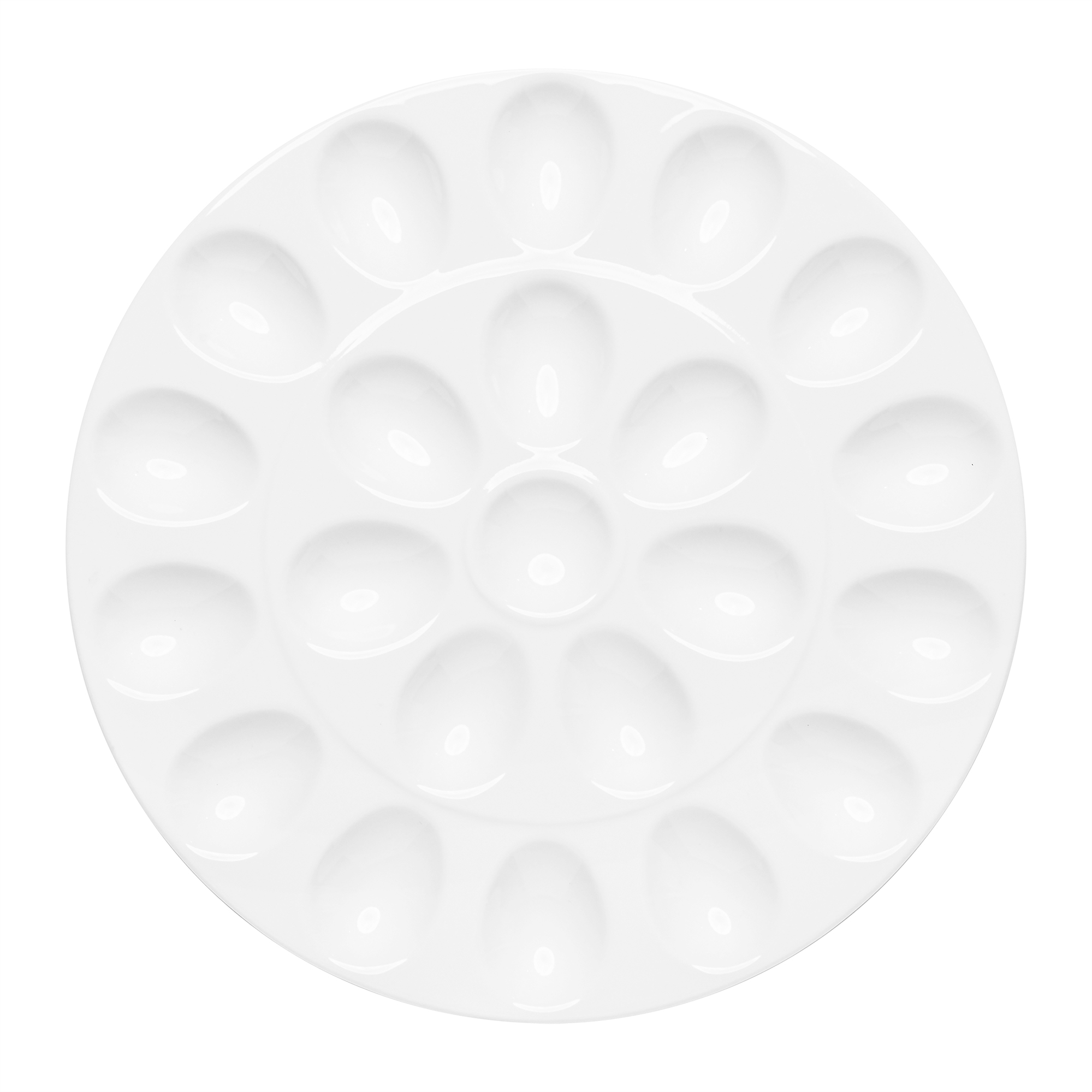 44000 Talerz na jajka Salsa porcelanowy 26 cm AMBITION