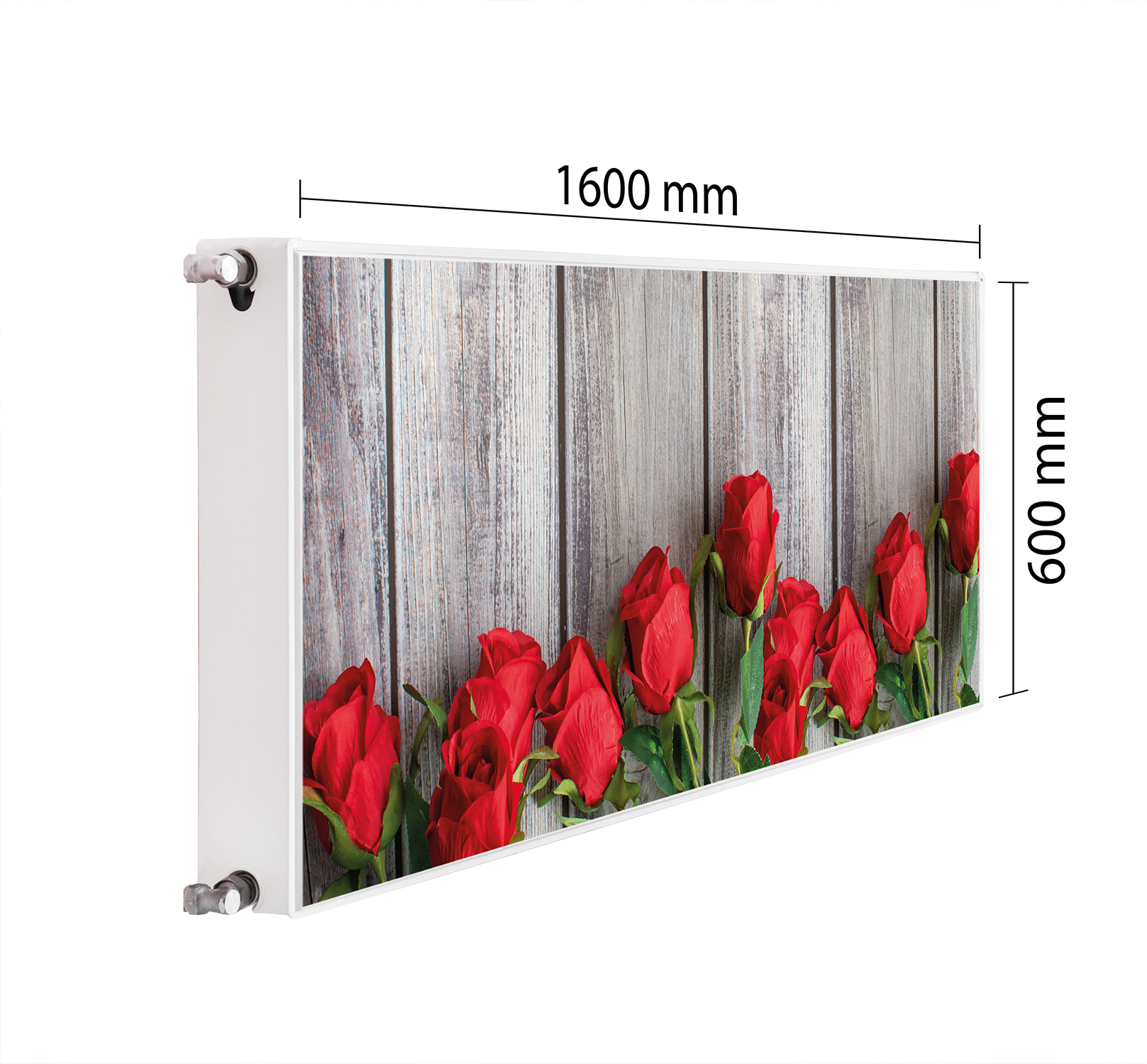 Magnetická Krytka Na Radiátor 160x60 Růže Podložka Magnet