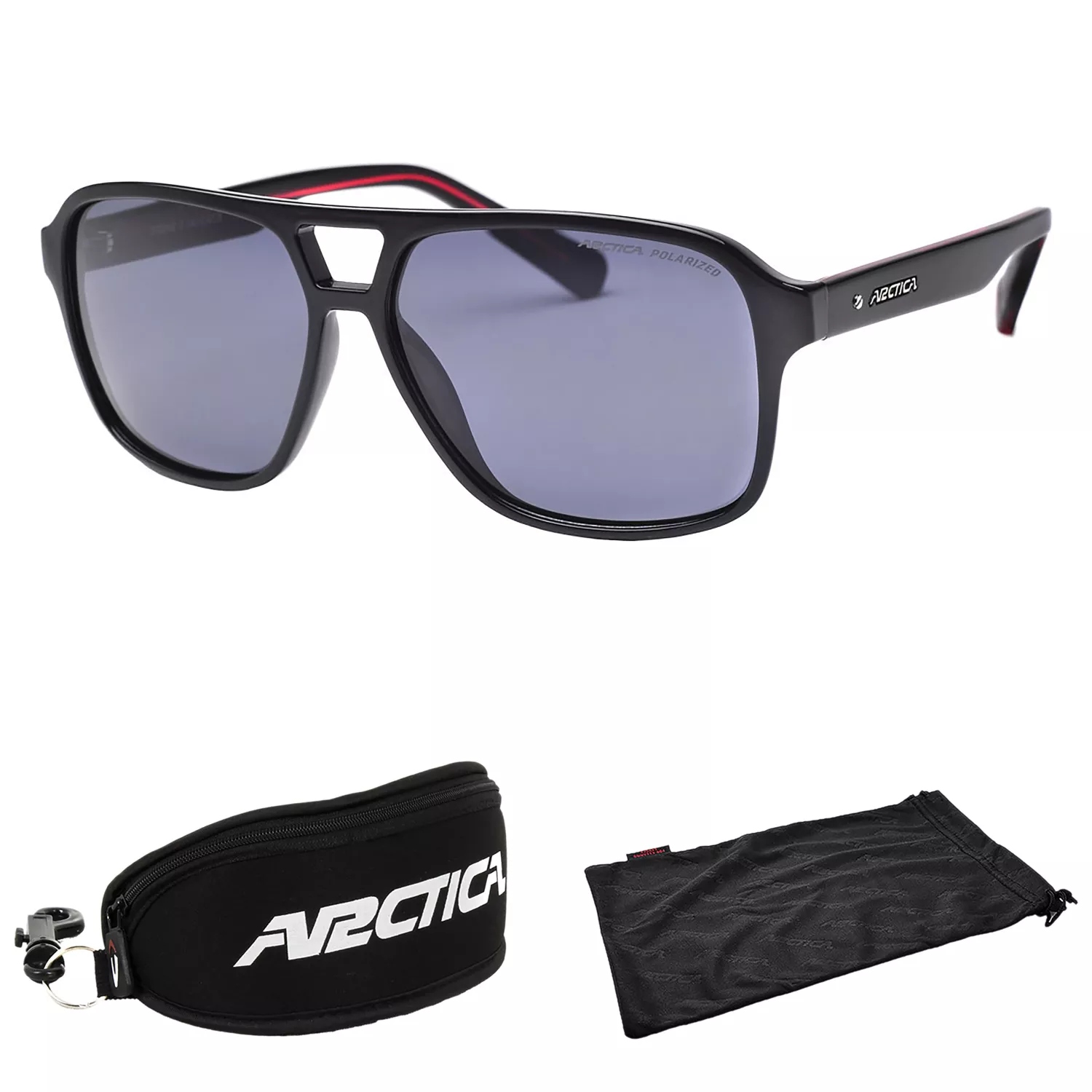 Arctica S348 Stone Polarizační sluneční brýle černé