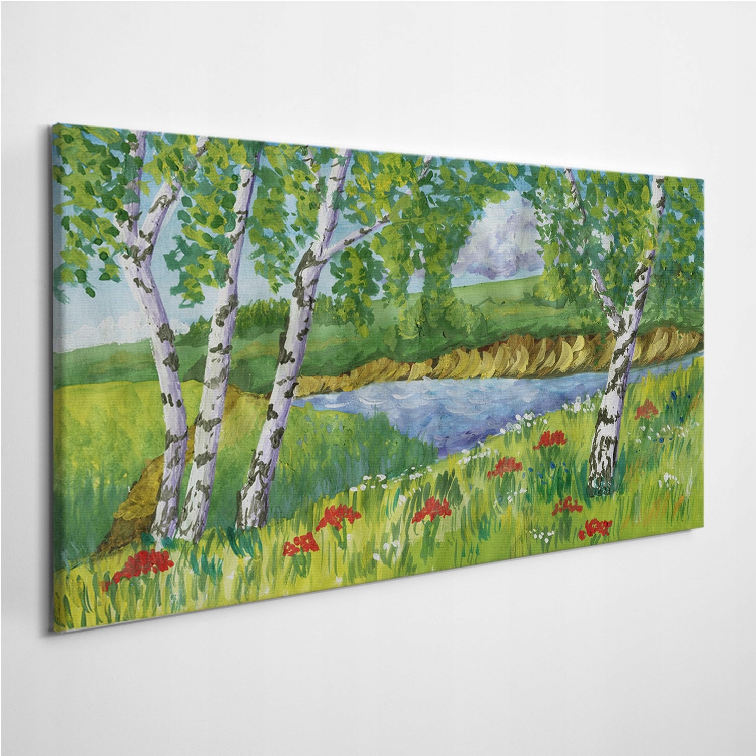 

Zdjęcie na foto-obrazie Brzoza Drzewa Las 120x60