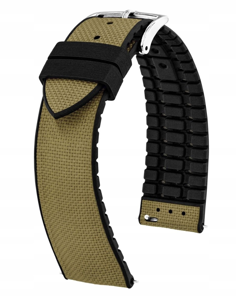 Pásek Na Hodinky Hirsch Arne Olive 22 mm 0925090040-2-22