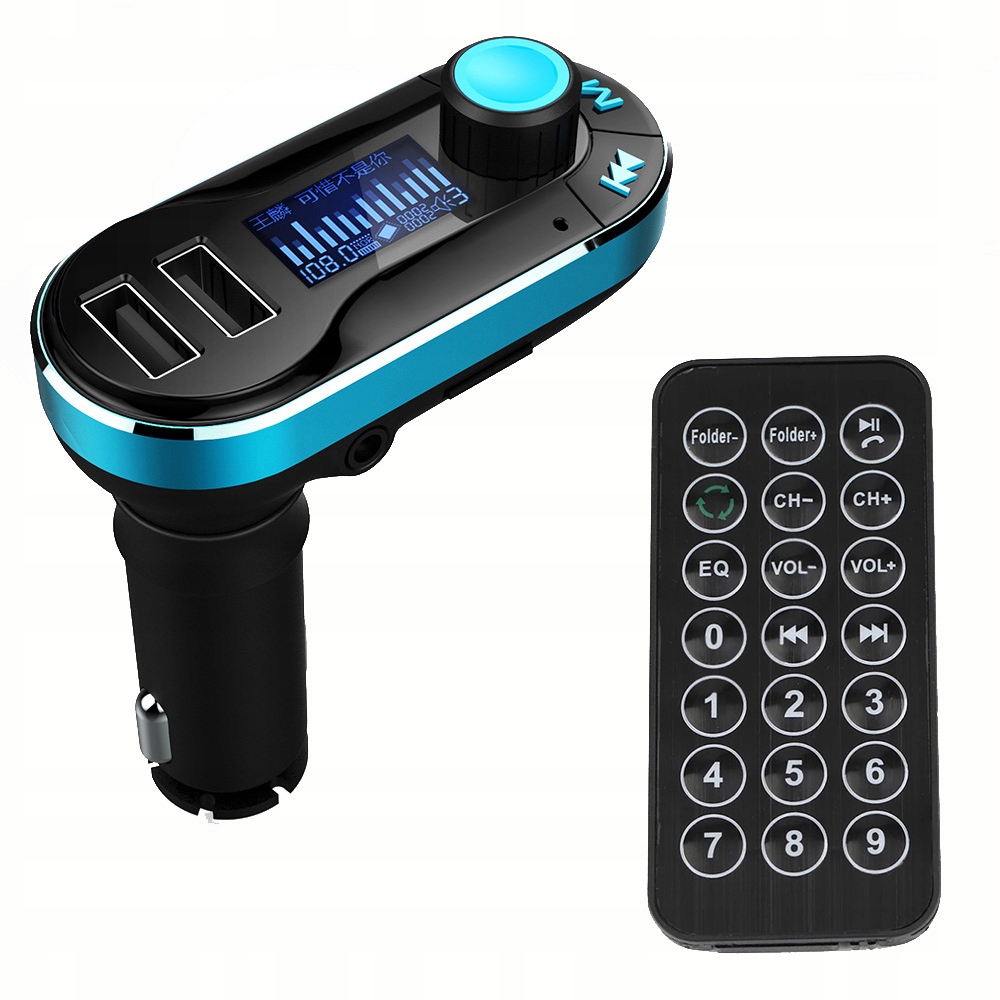 TRANSMITER FM 2x USB Bluetooth MP3 AUX SD PENDRIVE Marka Inna