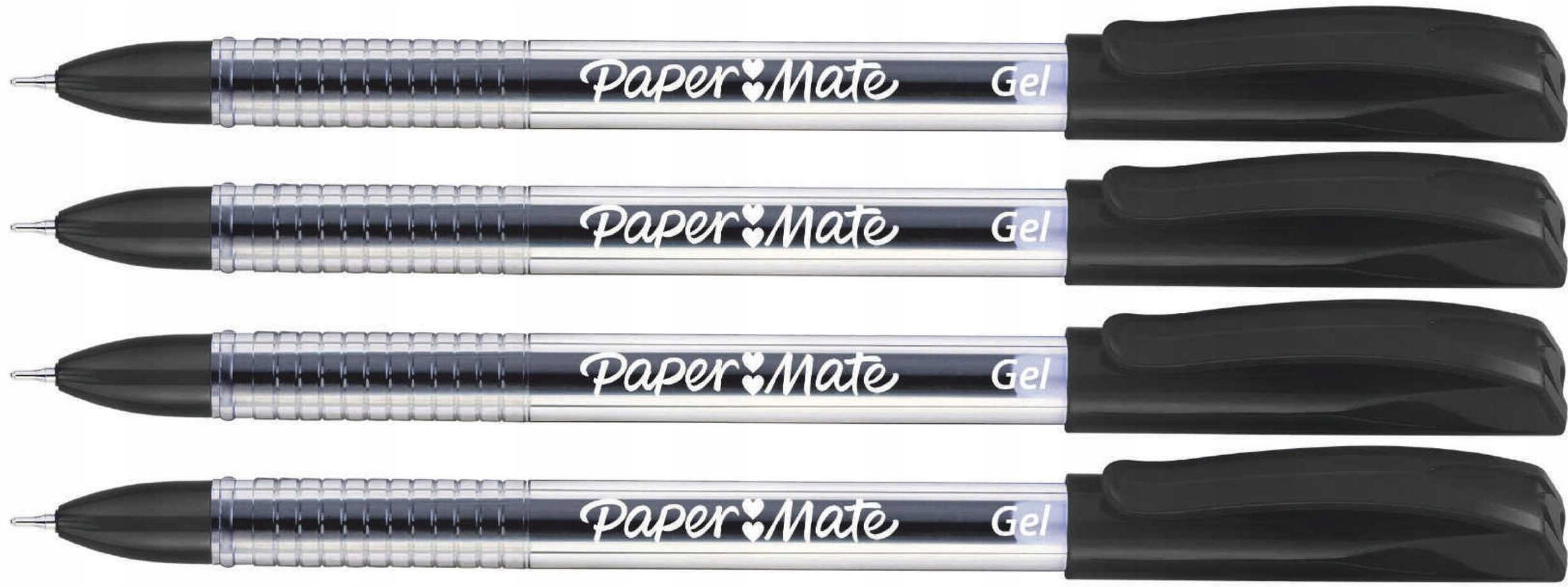 

Długopisy żelowe Paper Mate Czarny długopis 4 szt.