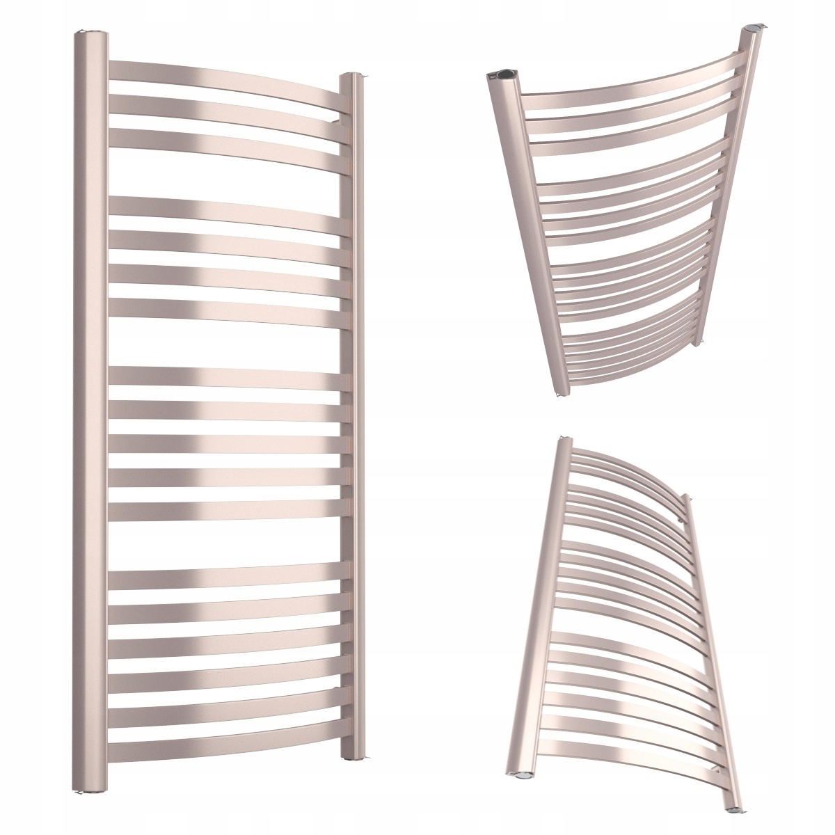 Kúpeľňový Radiátor Mei 1350/670 Zlatý Ružový