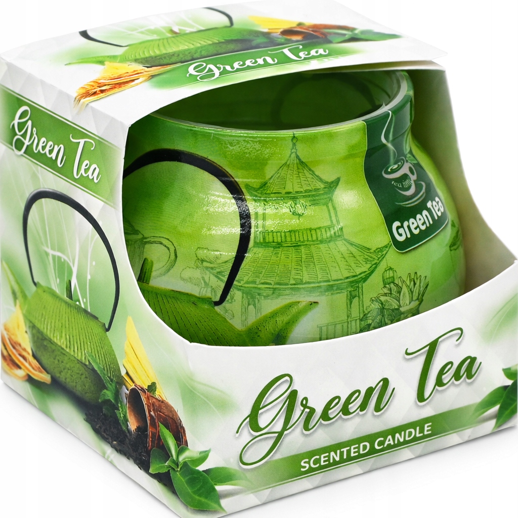 Świeca zapachowa parafinowa Miral 80 g BLACK TEA Zielona herbata