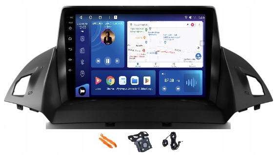 Rádio Android Navigácia Qled Carplay Lte 128GB Ford C-max 2 S-max 2 13-17