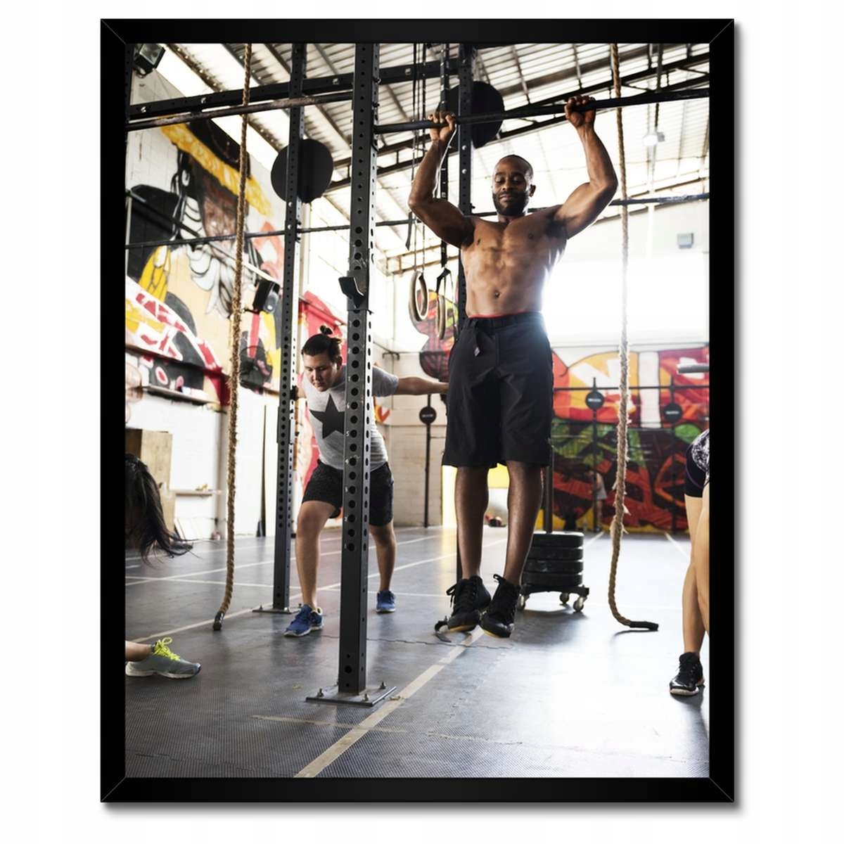 Plakáty v rámu 40x50 Tělocvična Cvičení Síla