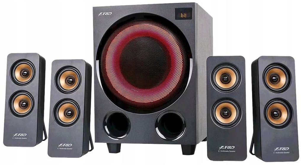 Fenda F7700X reproduktory 4.1 80W Bluetooth Usb Optyk pre Pc, televízor