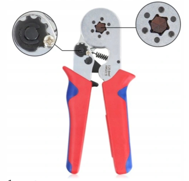ZACISKARKA PRASKA TULEJEK DO KABLI SZEŚCIOKĄTNA Waga produktu z opakowaniem jednostkowym 0.5 kg