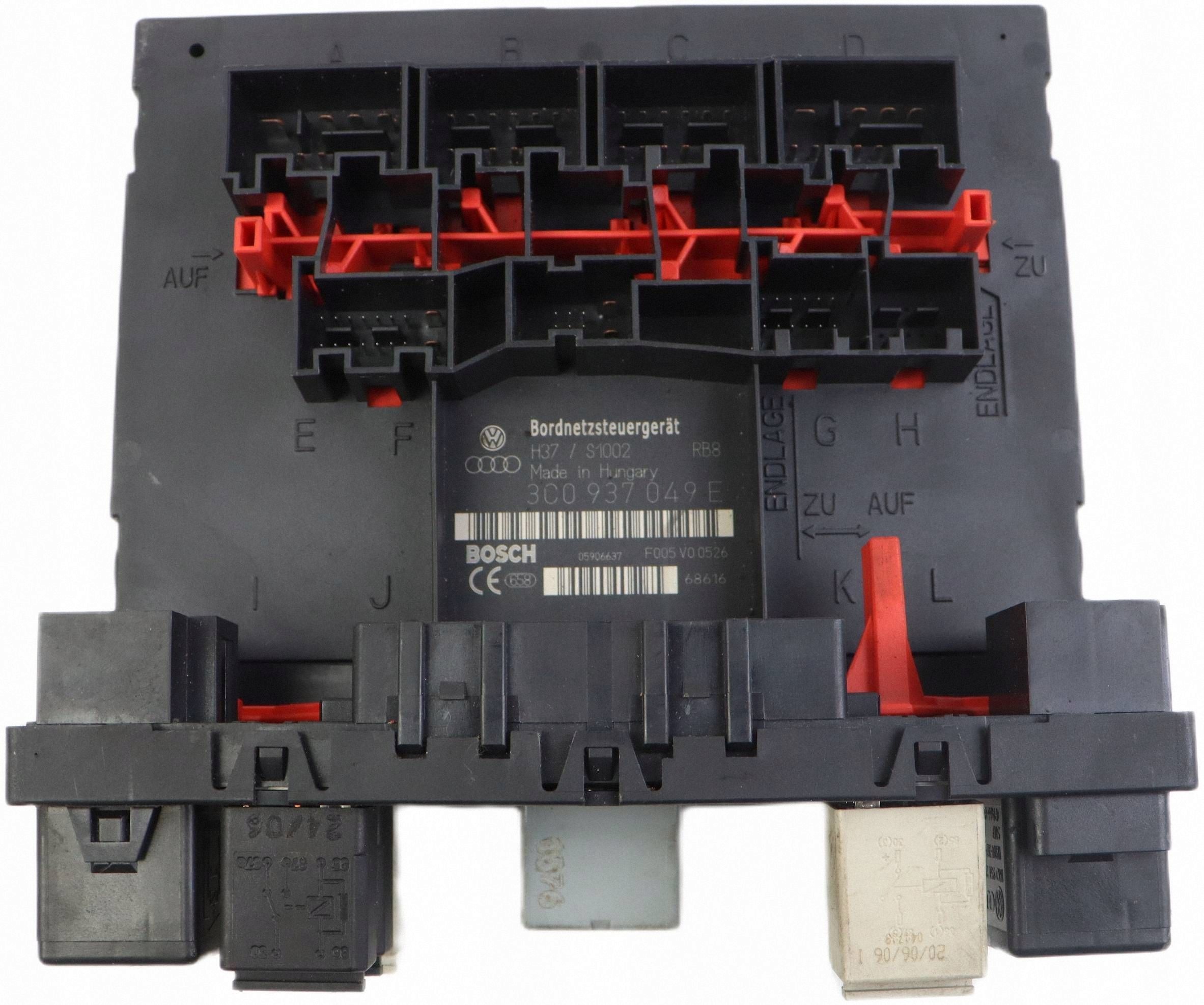 VW GOLF V SEAT LEON II control unit comfort control unit 3C0937049E