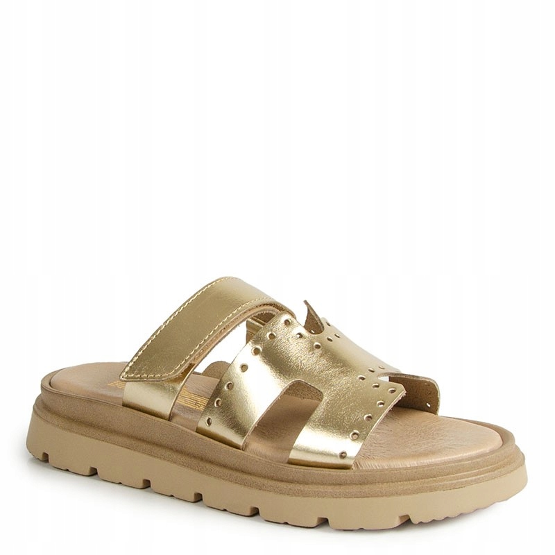 Lemar 40440 Zlaté Kožené Nazouváky 37