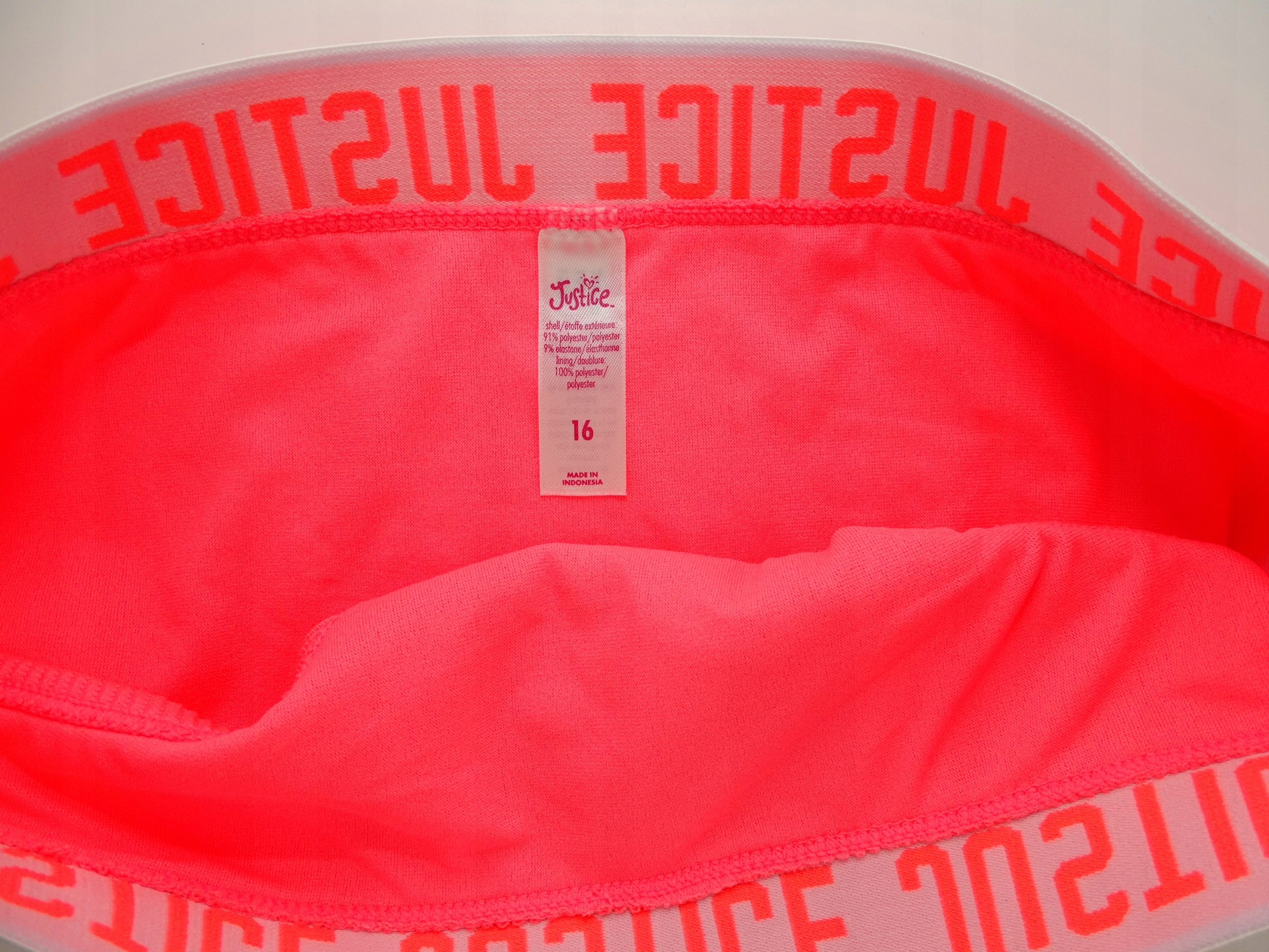 Figi dół stroju Justice 16 lat 168 USA Marka Inna marka