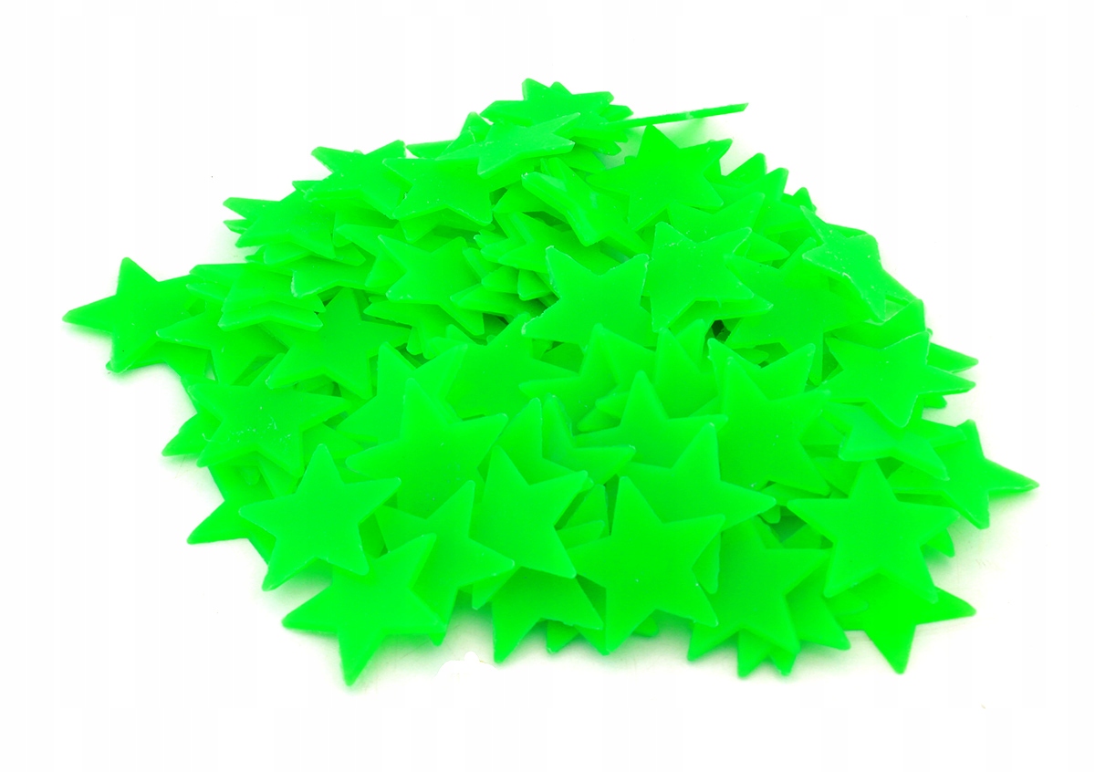 

AG683 Gwiazdki Świecące Fluorescencyjne 100 Sztuk