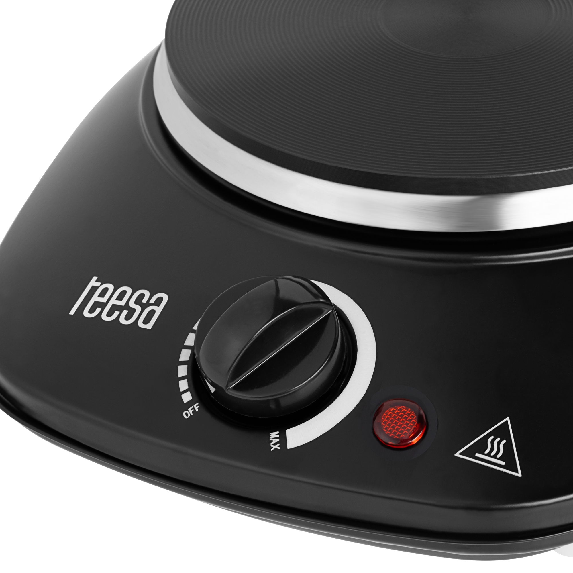 Kuchenka elektryczna przenośna pojedyncza czarna 1 Marka Teesa