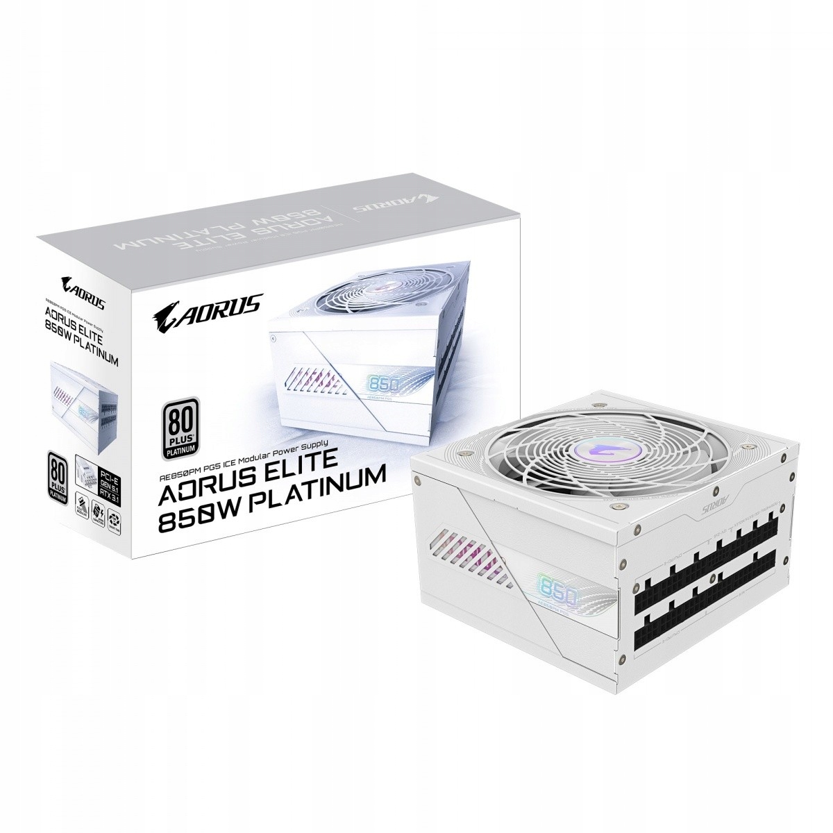Gigabyte Zasilacz modularny GP-AE850PM PG5 Ice