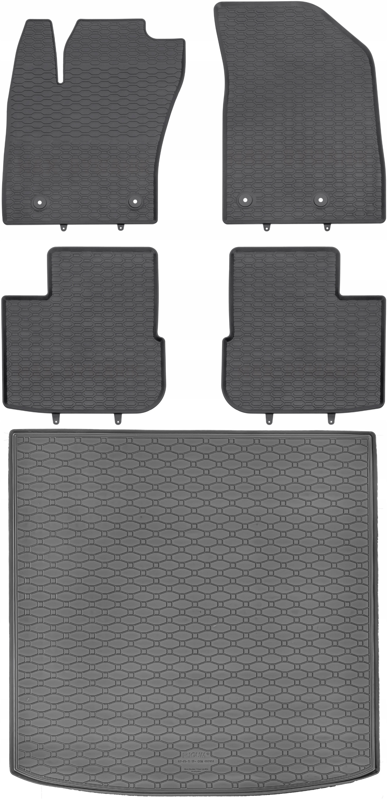 Fiat Tipo Kombi od roku 2017. Koberce rohož do auta