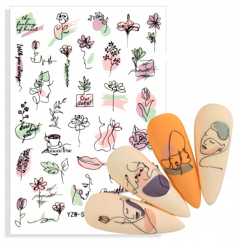 

Naklejka Samoprzylepna Na Paznokcie Geometryczne