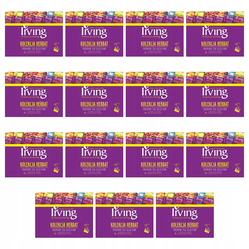 Irving Premium Tea Selection Kolekce 6 čajů 30 sáčků X15