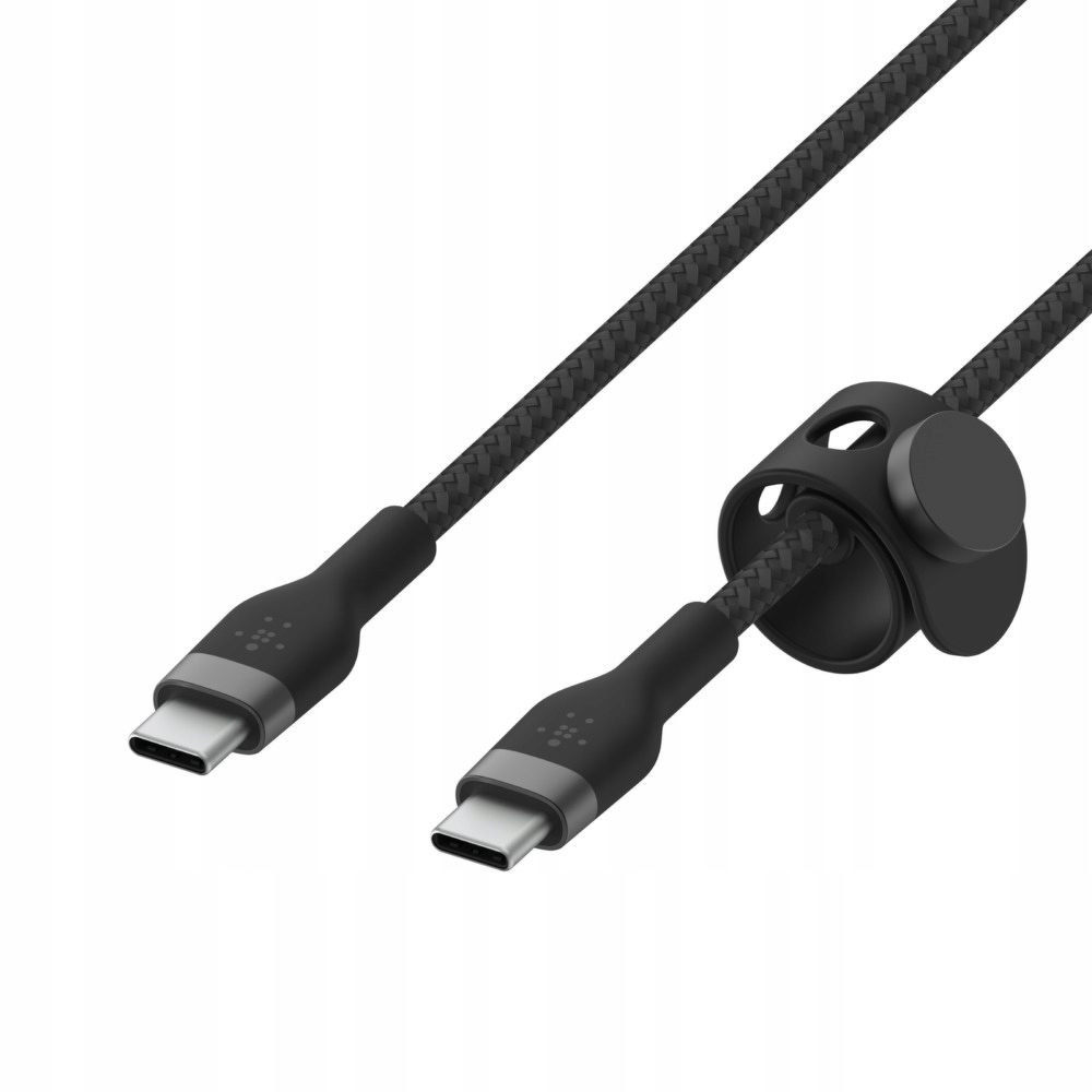 Belkin Usb-c na Usb-c 2.0 opletený silikonový kabel 2m černý