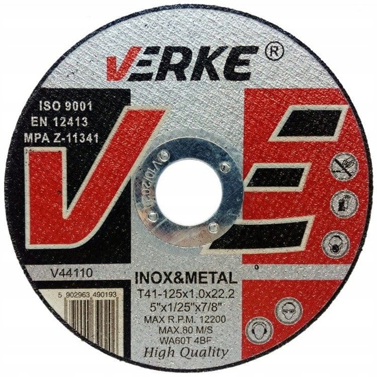 

Verke Tarcza Do Cięcia Metalu GR.1MM FI.125MM