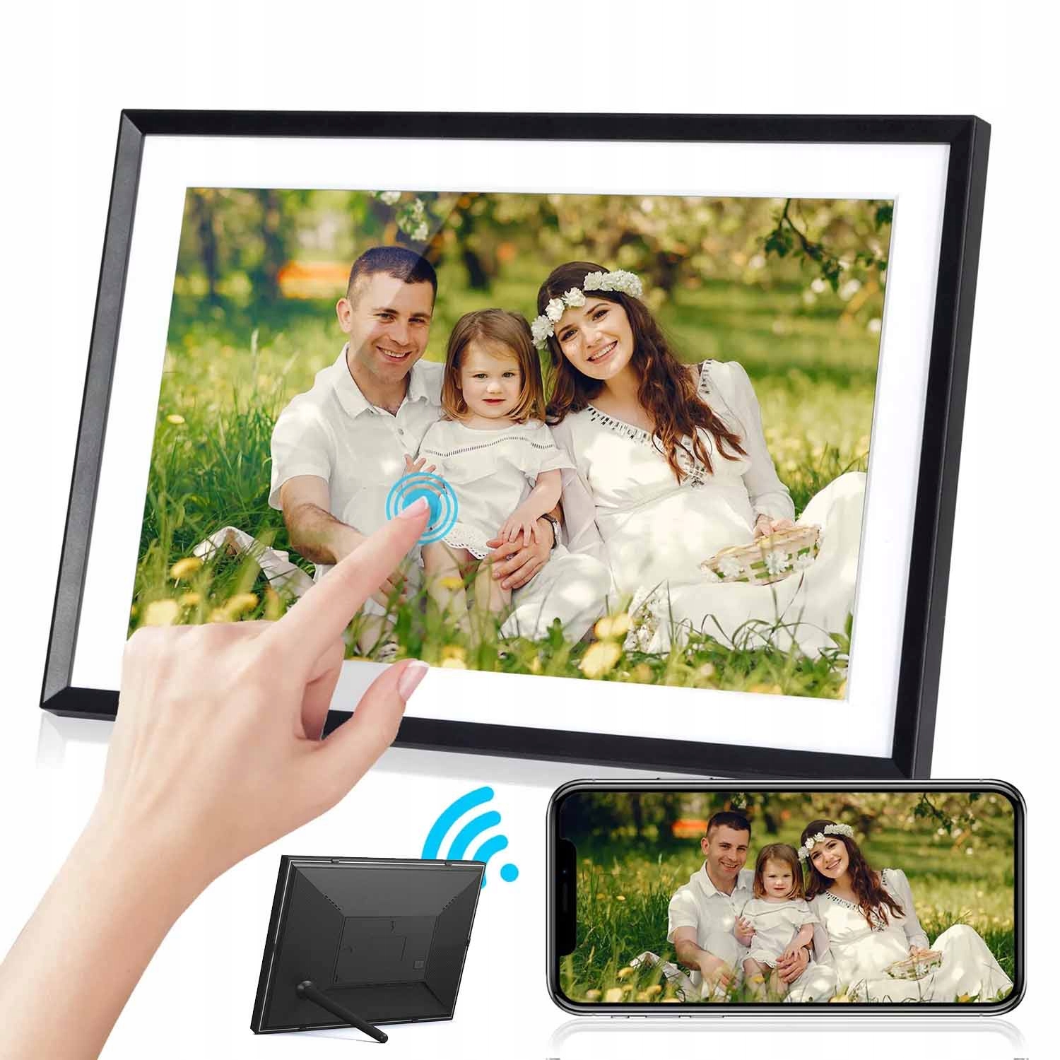 Rámeček Digitální Na Fotografie 10,1" Fotorámeček Hd Videa Obrazovka Ips App 32GB