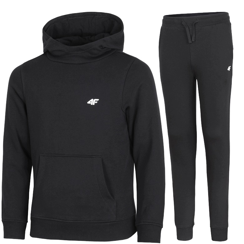 4F Dziewczęcy Dres Komplet Bluza Kangurka Spodnie rozm 140