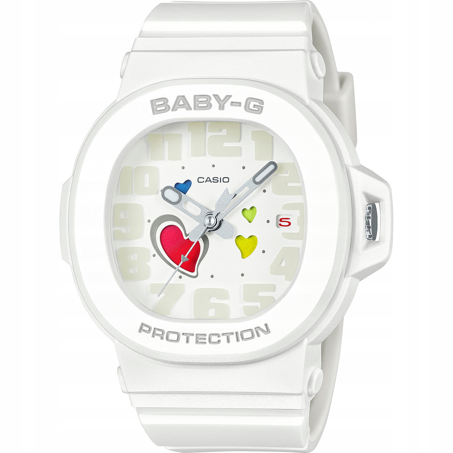 Dámské hodinky Casio Baby-G BGA-10-7AER, bílý řemínek